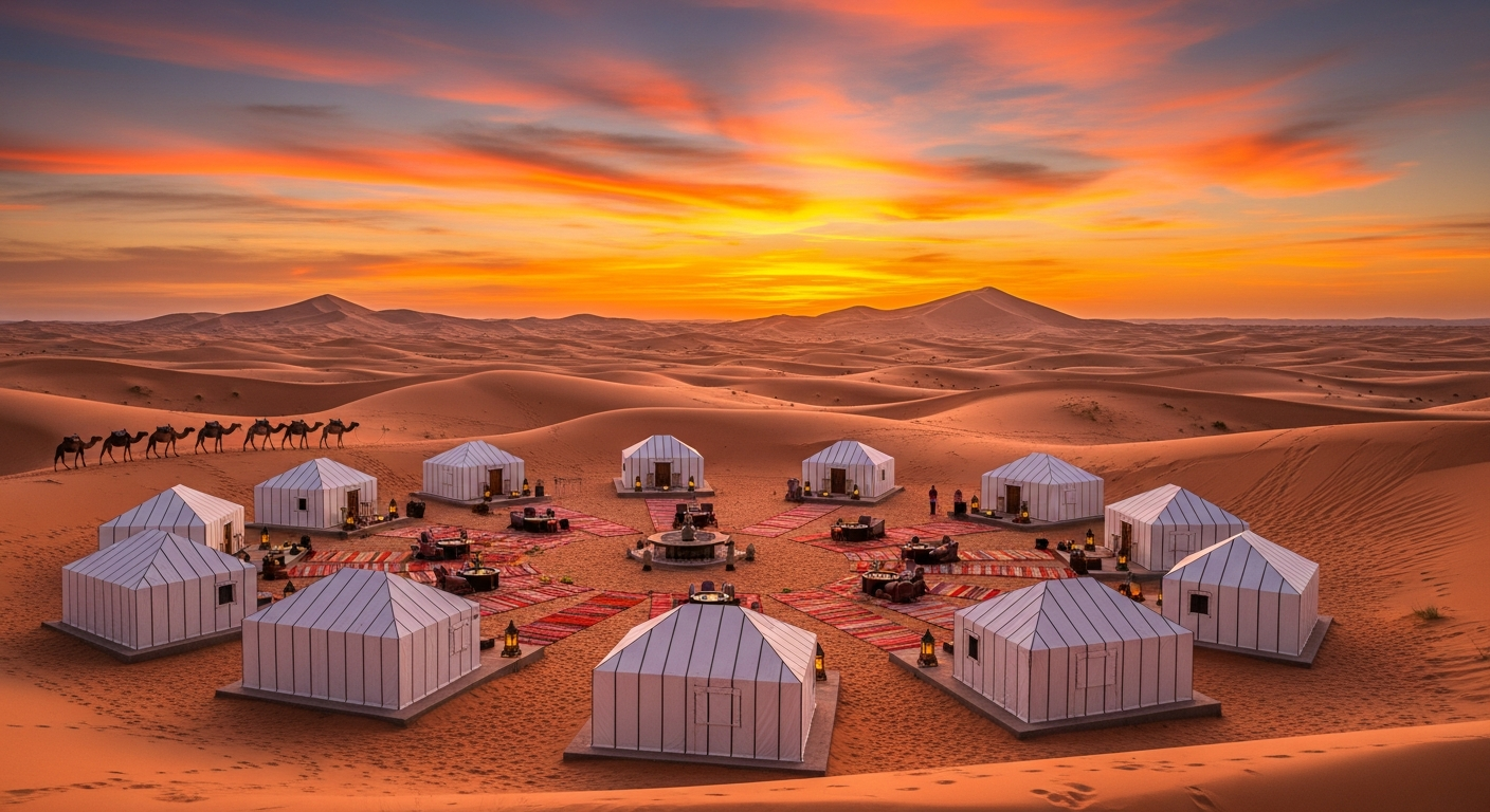 Luxury Desert Camps in Merzouga